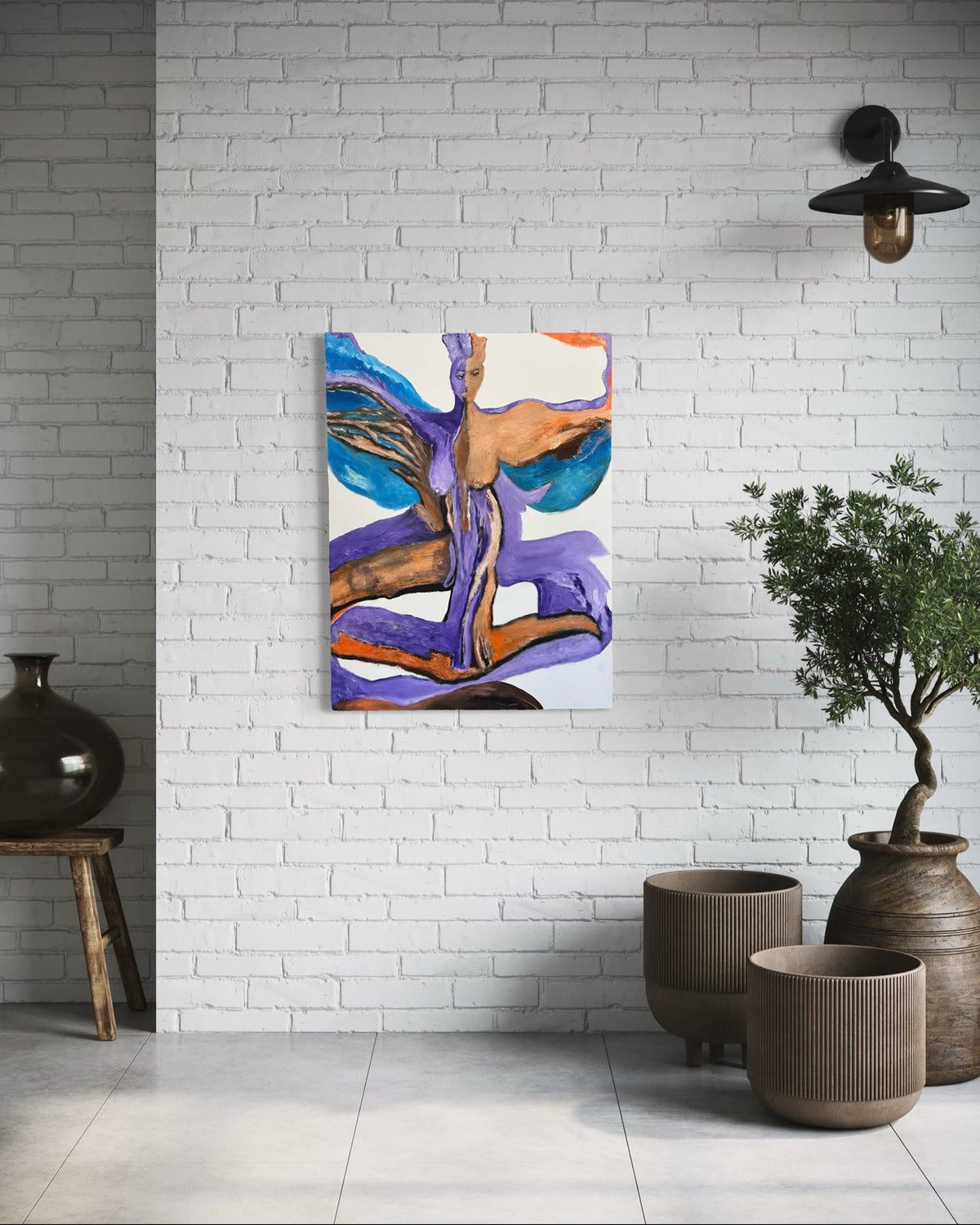 Kundalini Rise by ArtiR — original oil painting, view 2