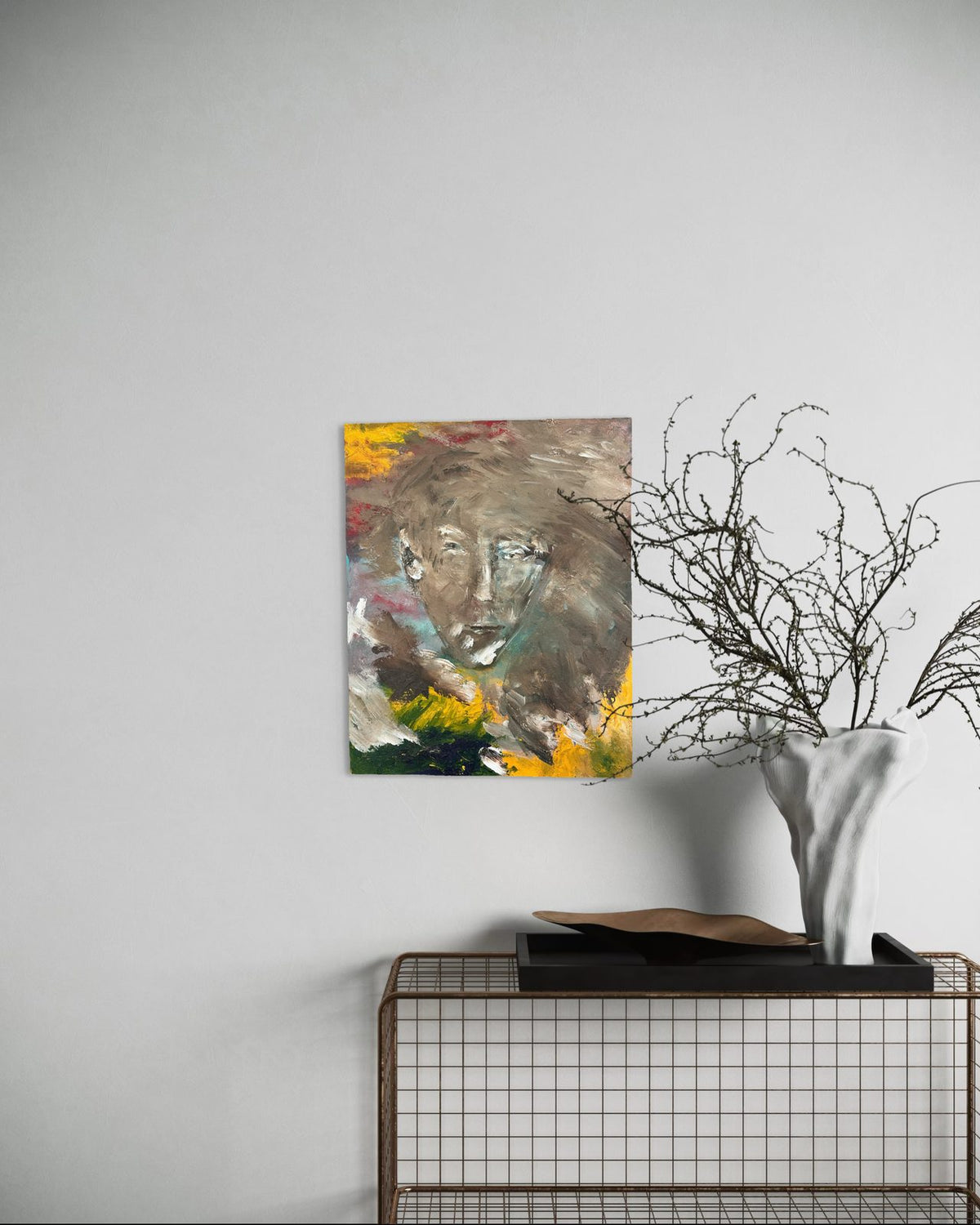 Mystic Journey by ArtiR — original acrylic painting, view 3