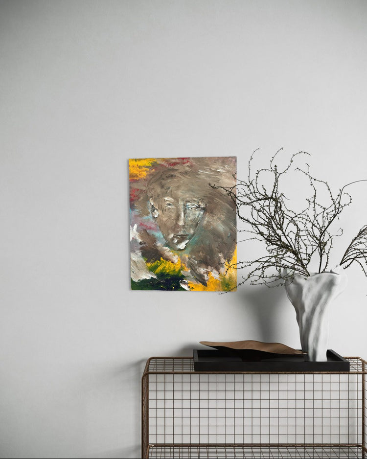 Mystic Journey by ArtiR — original acrylic painting, view 3