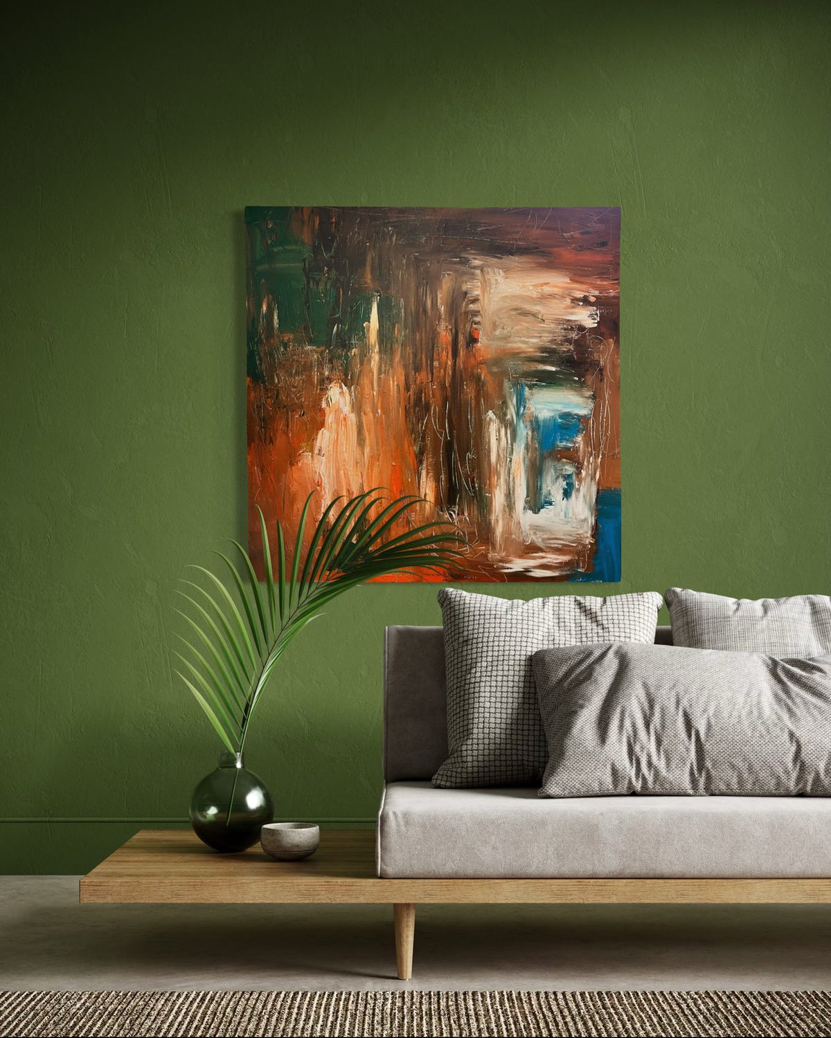 New Beginnings I by ArtiR — original acrylic painting, view 4