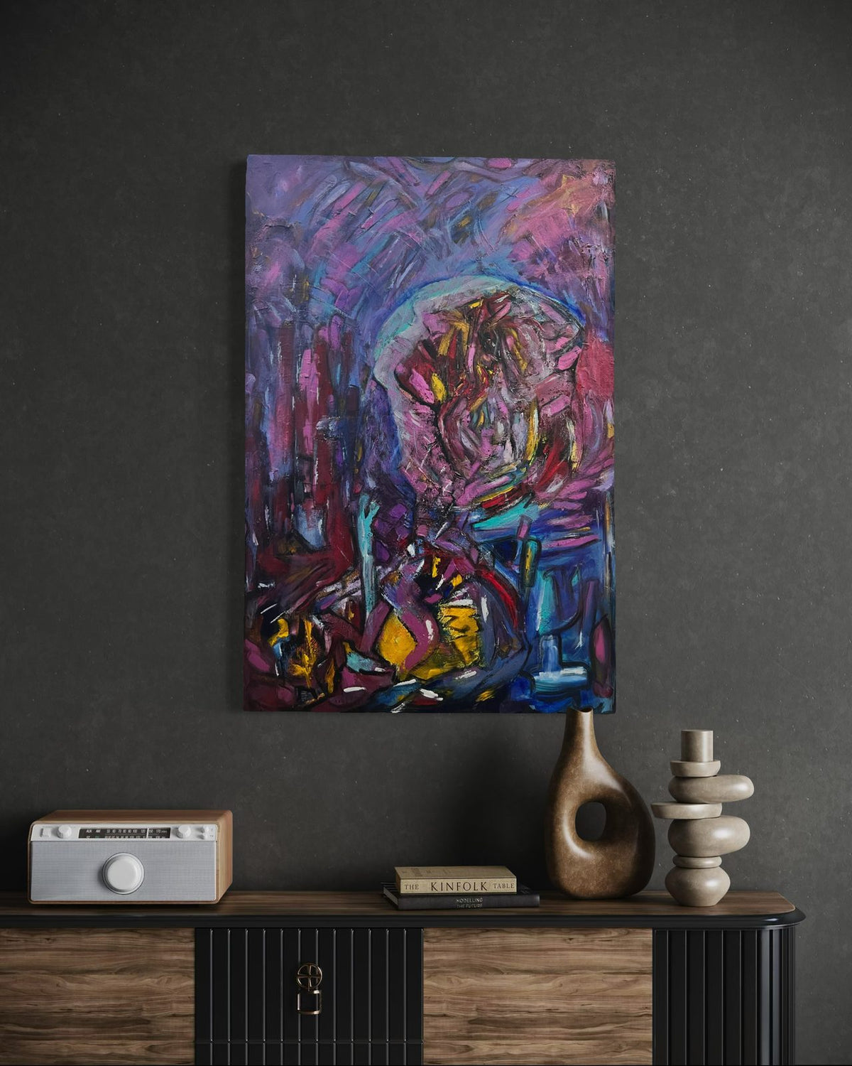 Mystic Dance by ArtiR — original acrylic painting, view 5