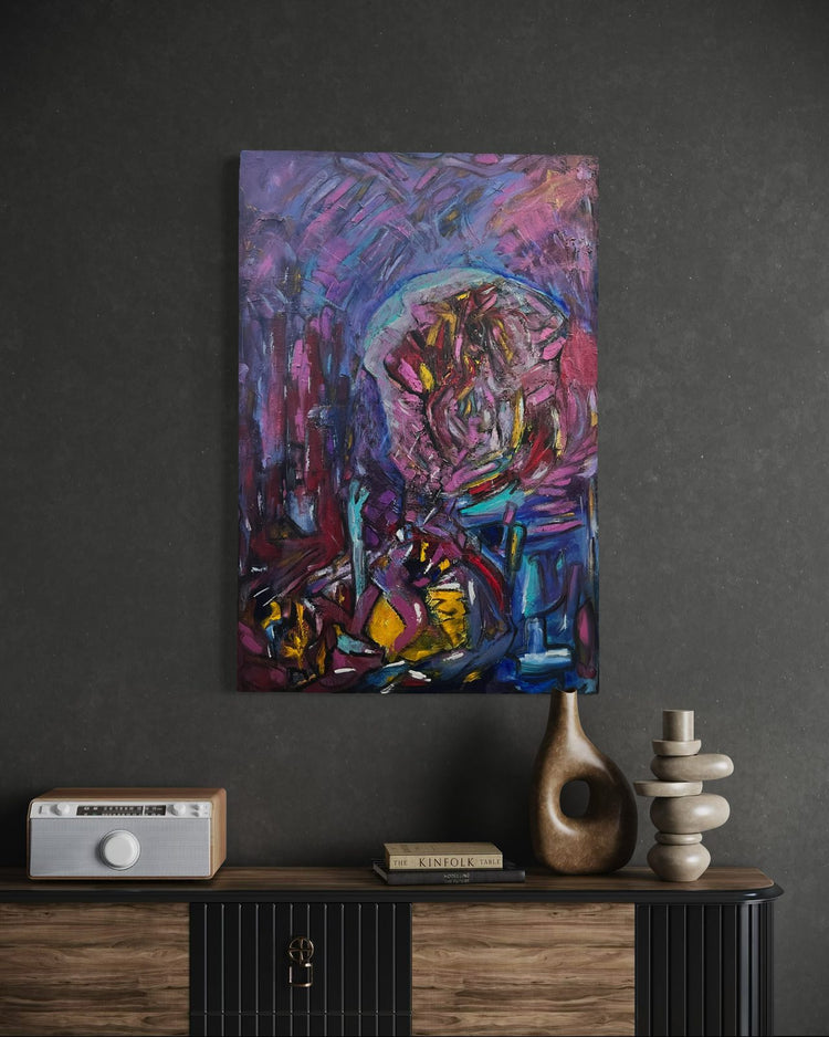 Mystic Dance by ArtiR — original acrylic painting, view 5