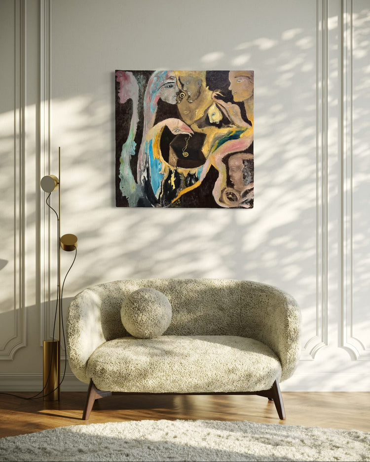 Hermetically Sealed by ArtiR — original mixed media painting, view 6
