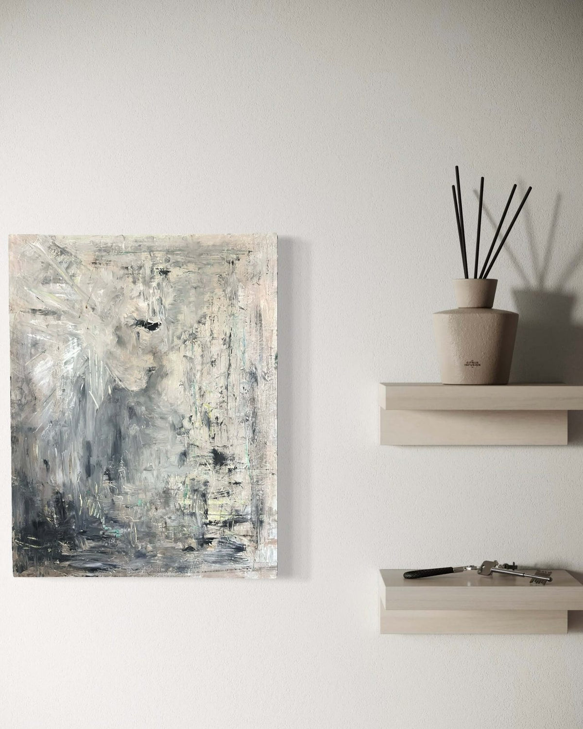 Shamanic Quest by ArtiR — original acrylic painting, view 2