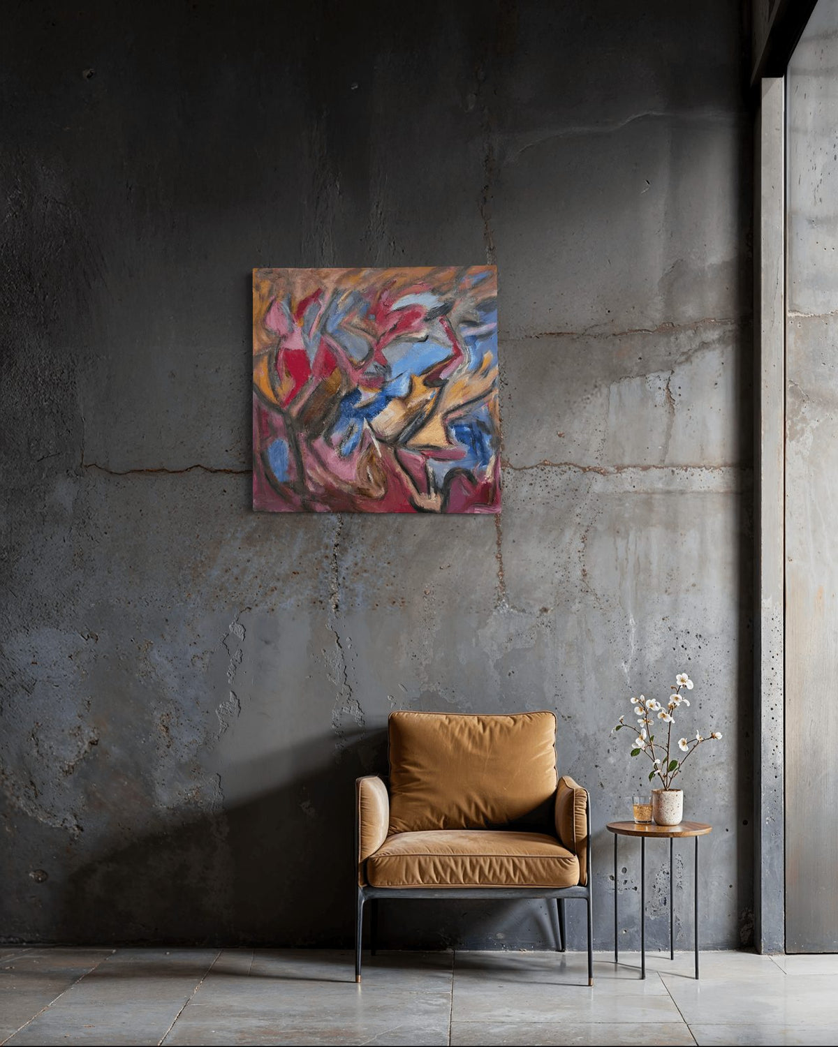 Cosmic Dance by ArtiR — original acrylic painting, view 6