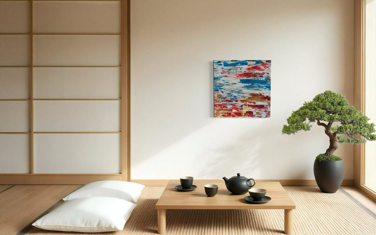 Sunset by ArtiR — original acrylic painting, view 4