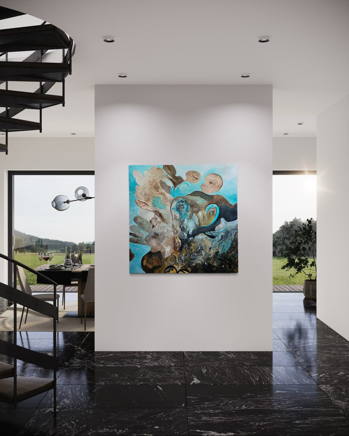 Water Shaman by ArtiR — original acrylic painting, view 11