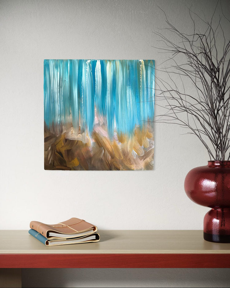 Lost in the Blue by ArtiR — original acrylic painting, view 10
