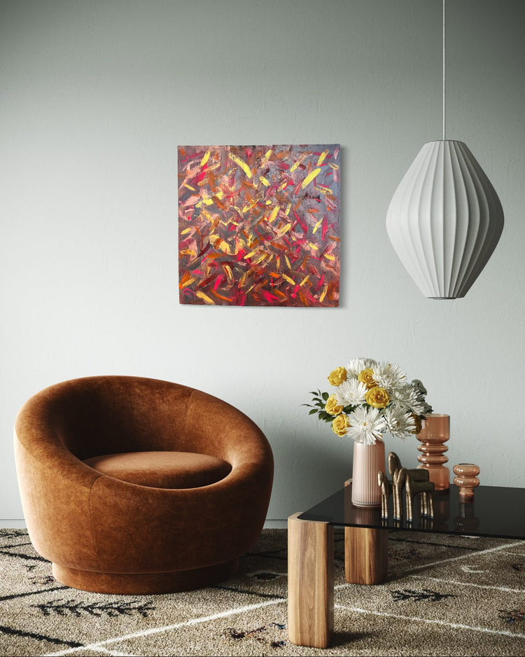 Higher Love by ArtiR — original mixed media painting, view 7