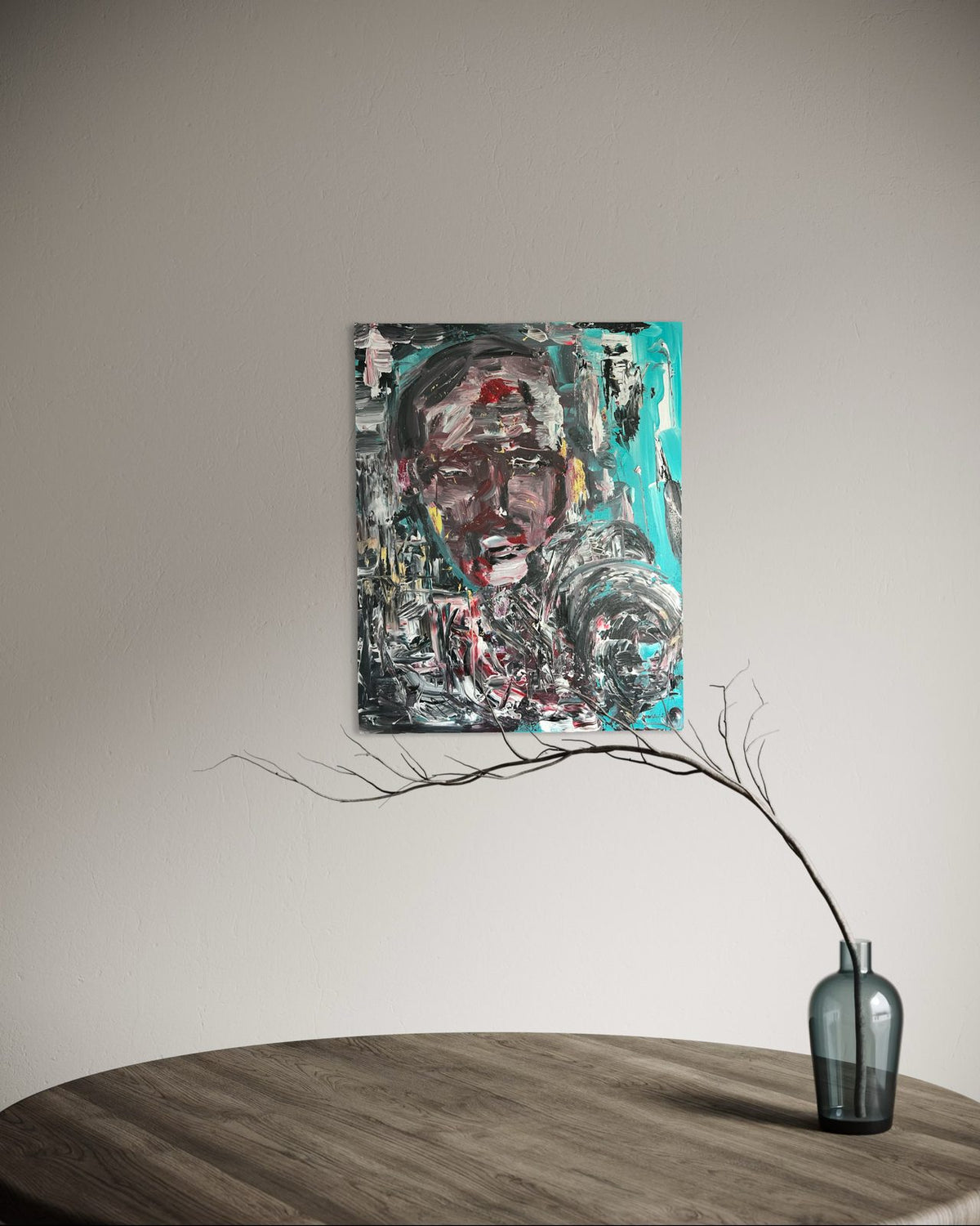 Awake by ArtiR — original acrylic painting, view 5