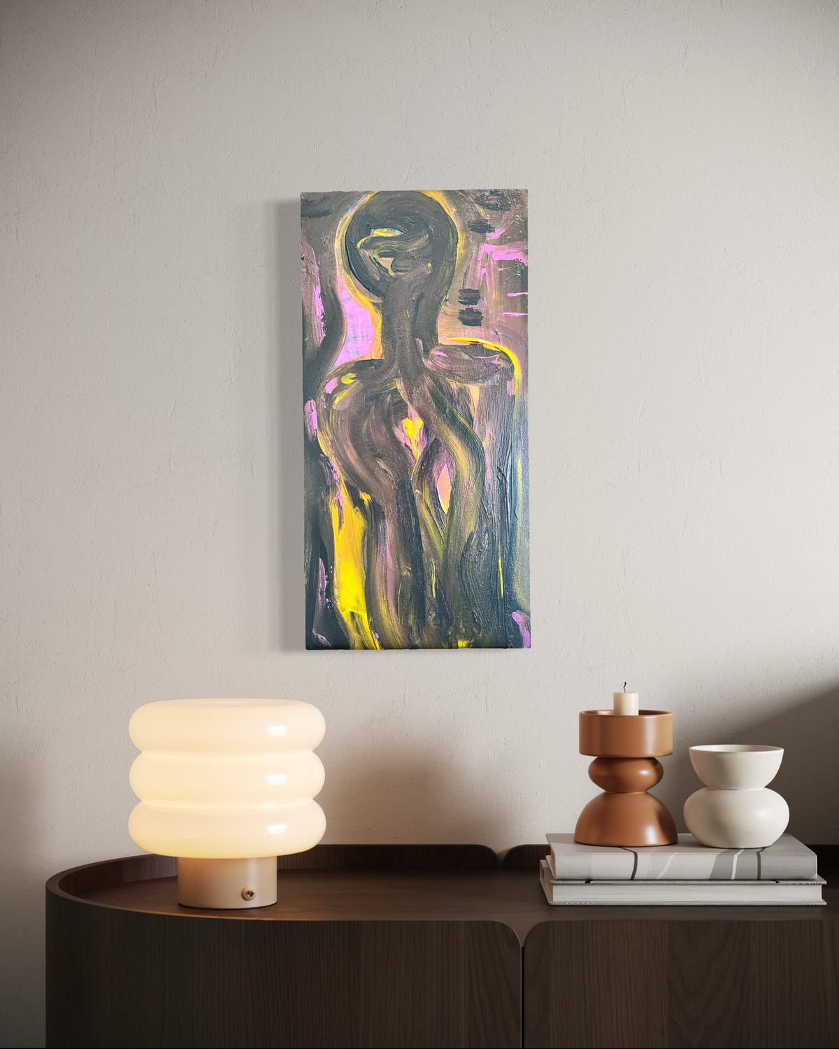 Heart Opening by ArtiR — original acrylic painting, view 6