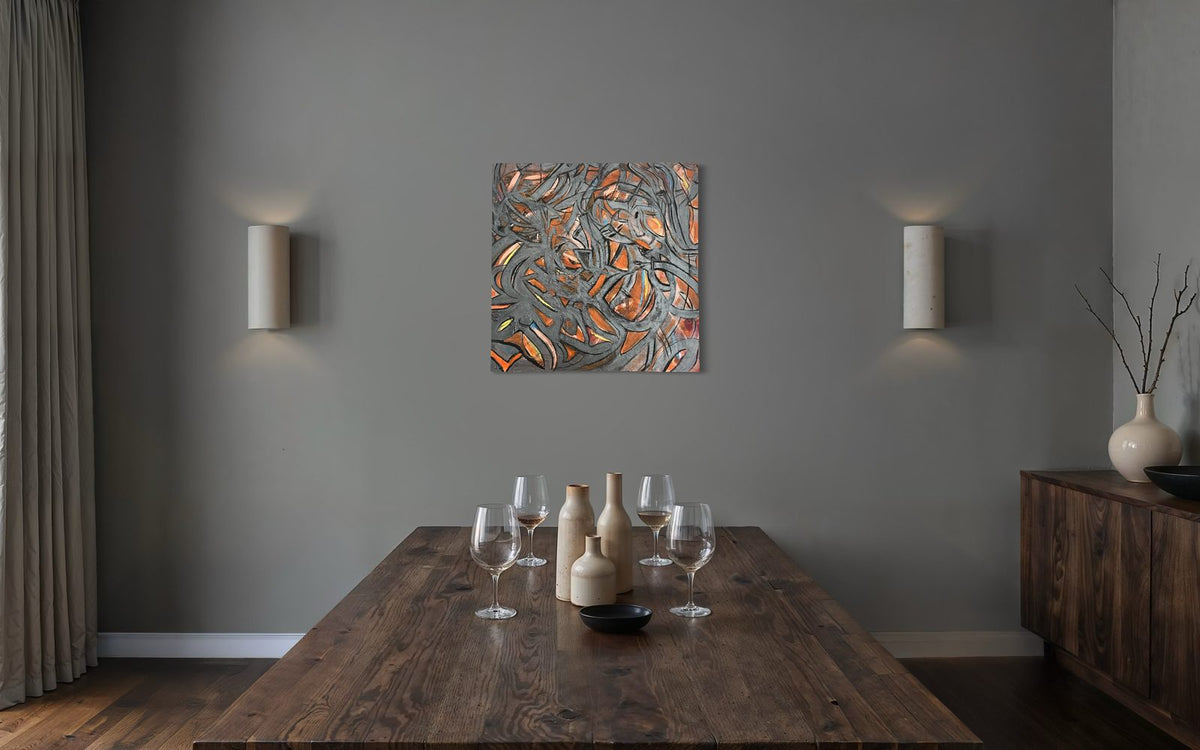 Soul Reflections by ArtiR — original acrylic painting, view 11