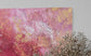 Love frequency — original acrylic painting by Malibu artist ArtiR — close-up detail