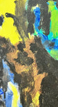 Mining Gold by ArtiR — original acrylic painting, view 3 — close-up detail