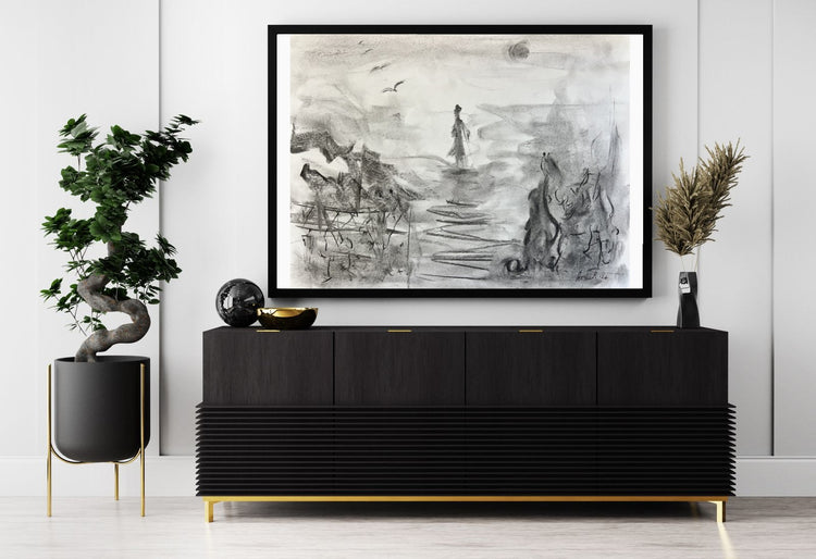 The Unknown — room preview over a sideboard